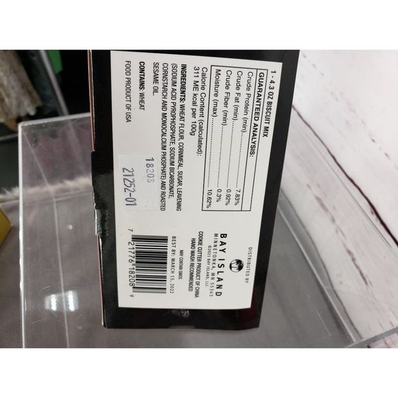 Biscuit Mix Just Pets Puppy Treat Dog Bone Cookie Cutter Treats - Picture 4 of 9